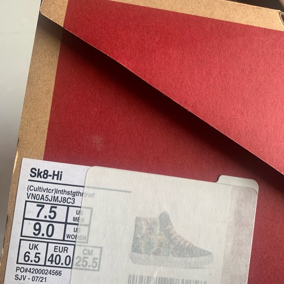 Vans Sk8-Hi cultive care size 9 - Picture 4 of 4